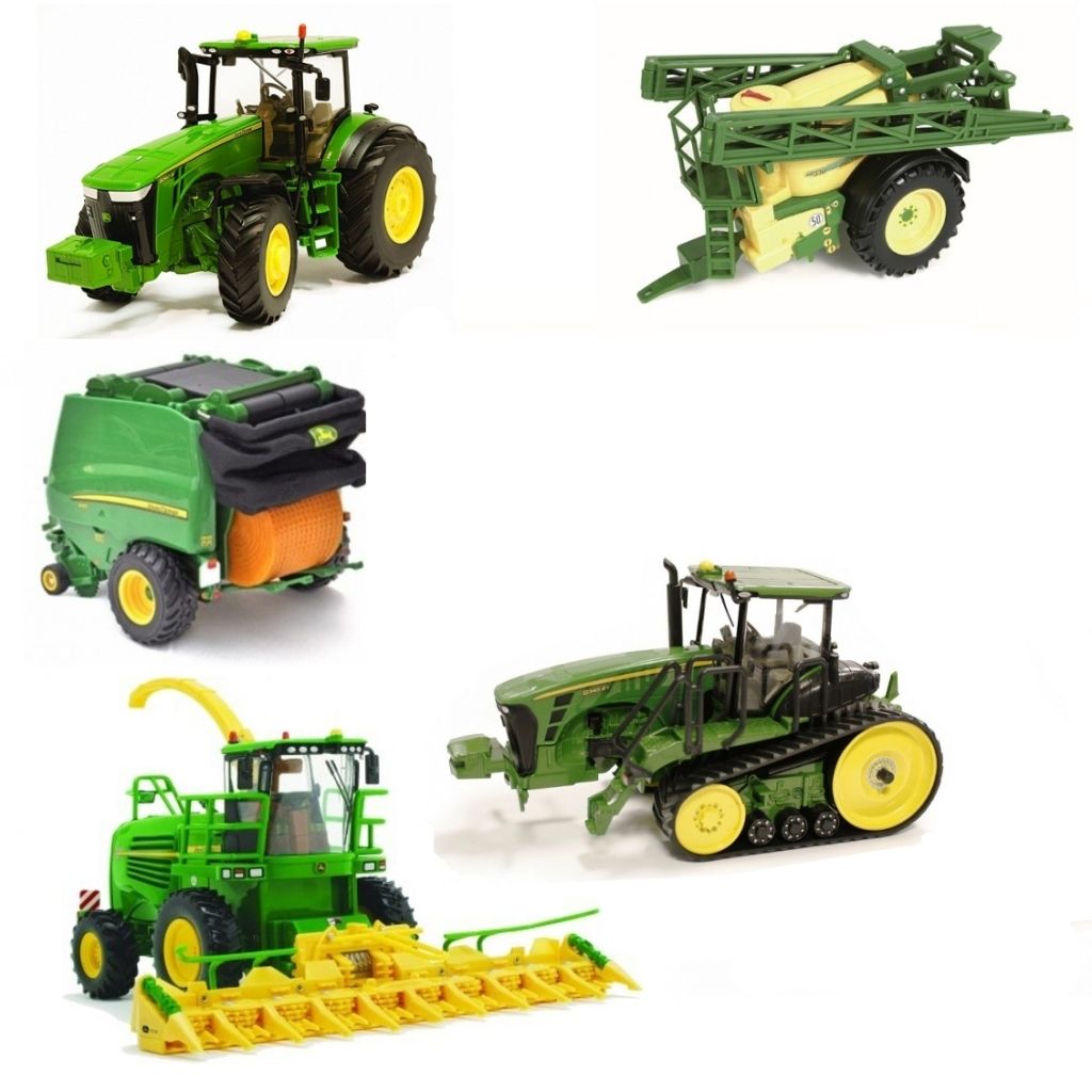 Britains John Deere Tractor Machinery Diecast Model TOY 1 32 Scale Farm